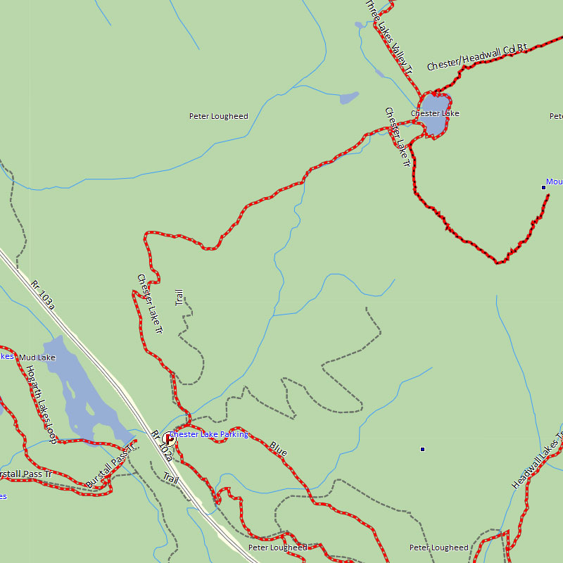 Southern AB trail map sample